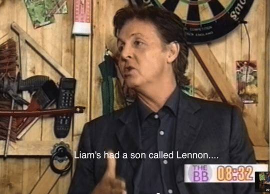 리암 갤러거가 아들 이름을 레논으로 짓고 난 뒤 노엘과 폴 매카트니 반응 | 인스티즈