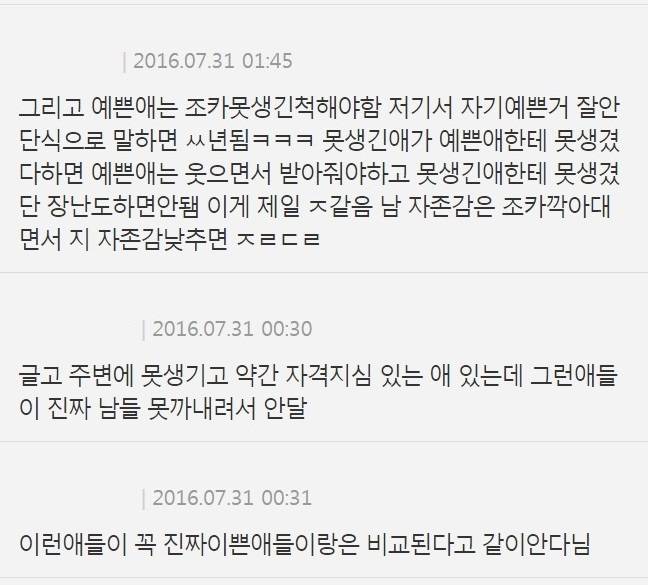 못생긴 여자들이랑 친구하기 싫은 이유 | 인스티즈