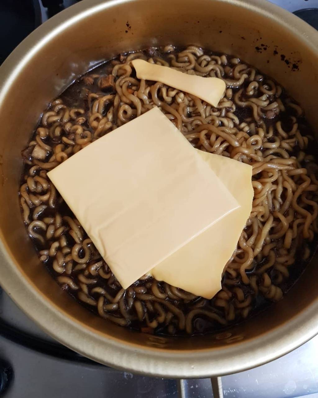 짜장라면에 치즈 추가.......jpg | 인스티즈