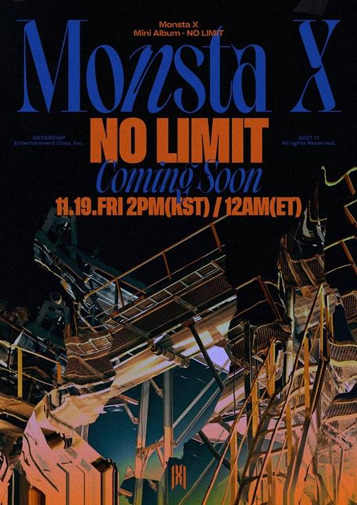 19일(금), 몬스타엑스(MONSTA X) 미니 앨범 'NO LIMIT (타이틀 곡: Rush Hour)' 발매 | 인스티즈