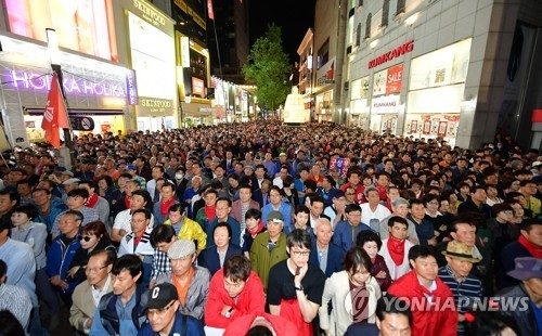 홍준표 대구 동성로 유세인파ㄷㄷ.JPG | 인스티즈