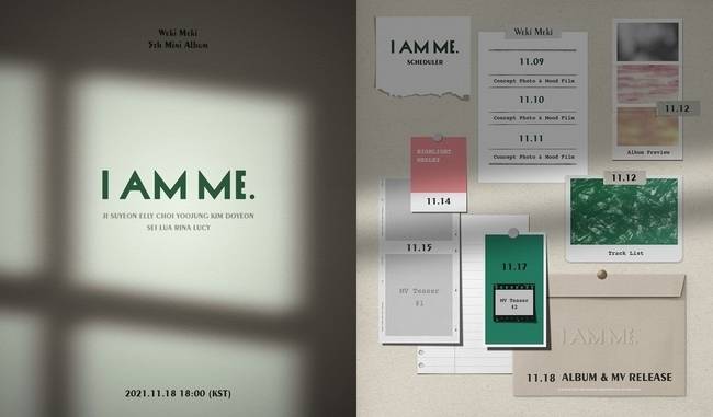 18일(목), 위키미키(Weki Meki) 미니 앨범 5집 'I AM ME. (타이틀 곡: Siesta)' 발매 | 인스티즈
