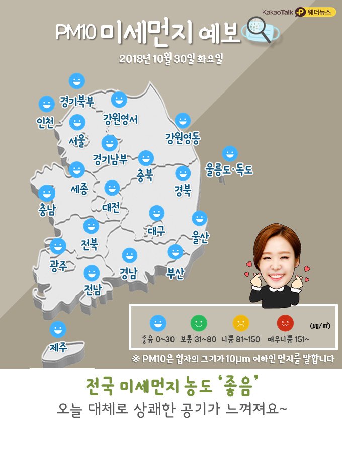 10.30.화.오늘의 날씨 | 인스티즈