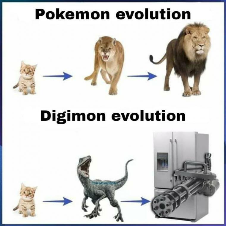 포켓몬과 디지몬의 진화 차이 | 인스티즈