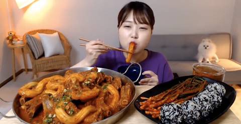 흔한 먹방 유튜버의 댕댕이 jpg | 인스티즈