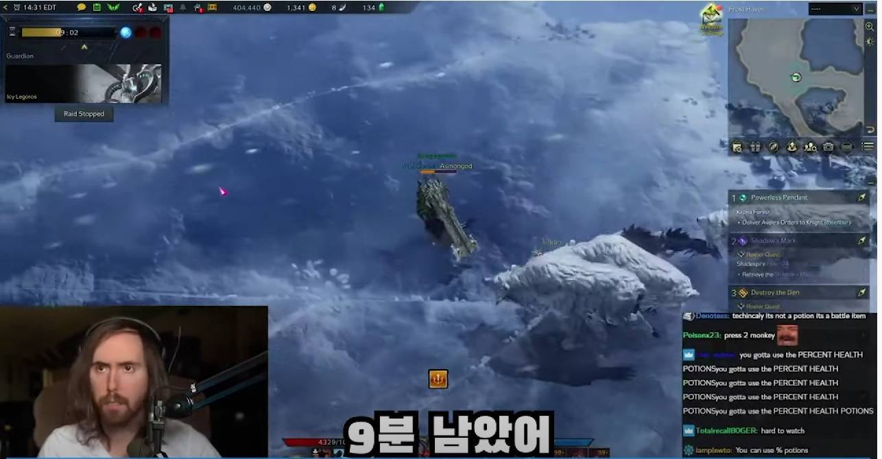 해외 유명 스트리머 로스트아크 가디언 토벌 영혼의 맞다이.jpg | 인스티즈