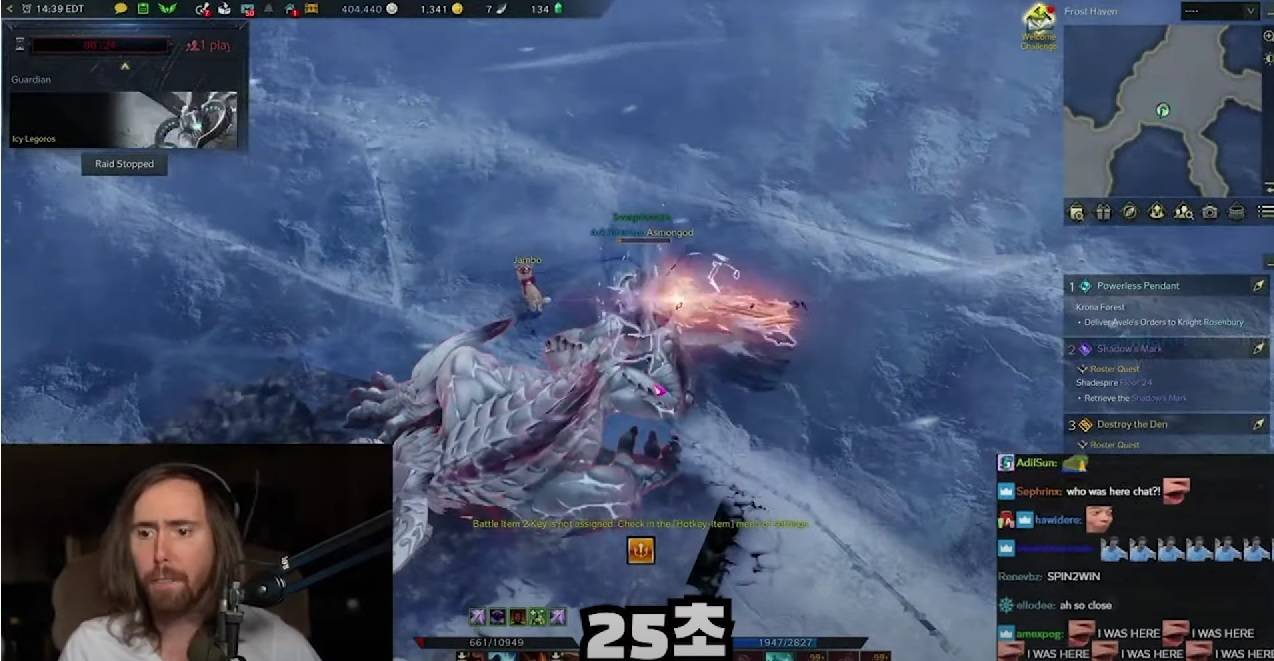 해외 유명 스트리머 로스트아크 가디언 토벌 영혼의 맞다이.jpg | 인스티즈