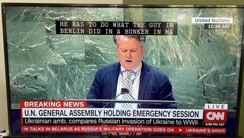 [속보] UN 우크라이나 대사, 푸틴에게 자살 권고 | 인스티즈