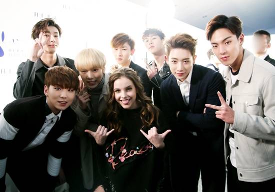 몬스타엑스, 바바라 팔빈과 아는 사이? 인맥 '눈길' | 인스티즈