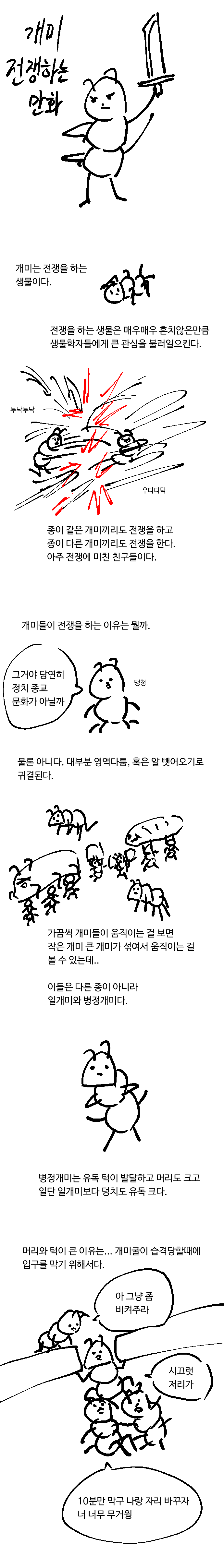 개미가 전쟁하는 만화.MANHWA | 인스티즈