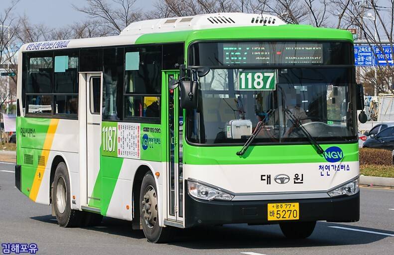 광주에 있는 1187 버스의 의미는 무엇일까? | 인스티즈