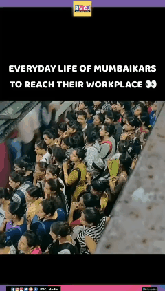 인도 뭄바이 사람들의 출근길 모습 | 인스티즈