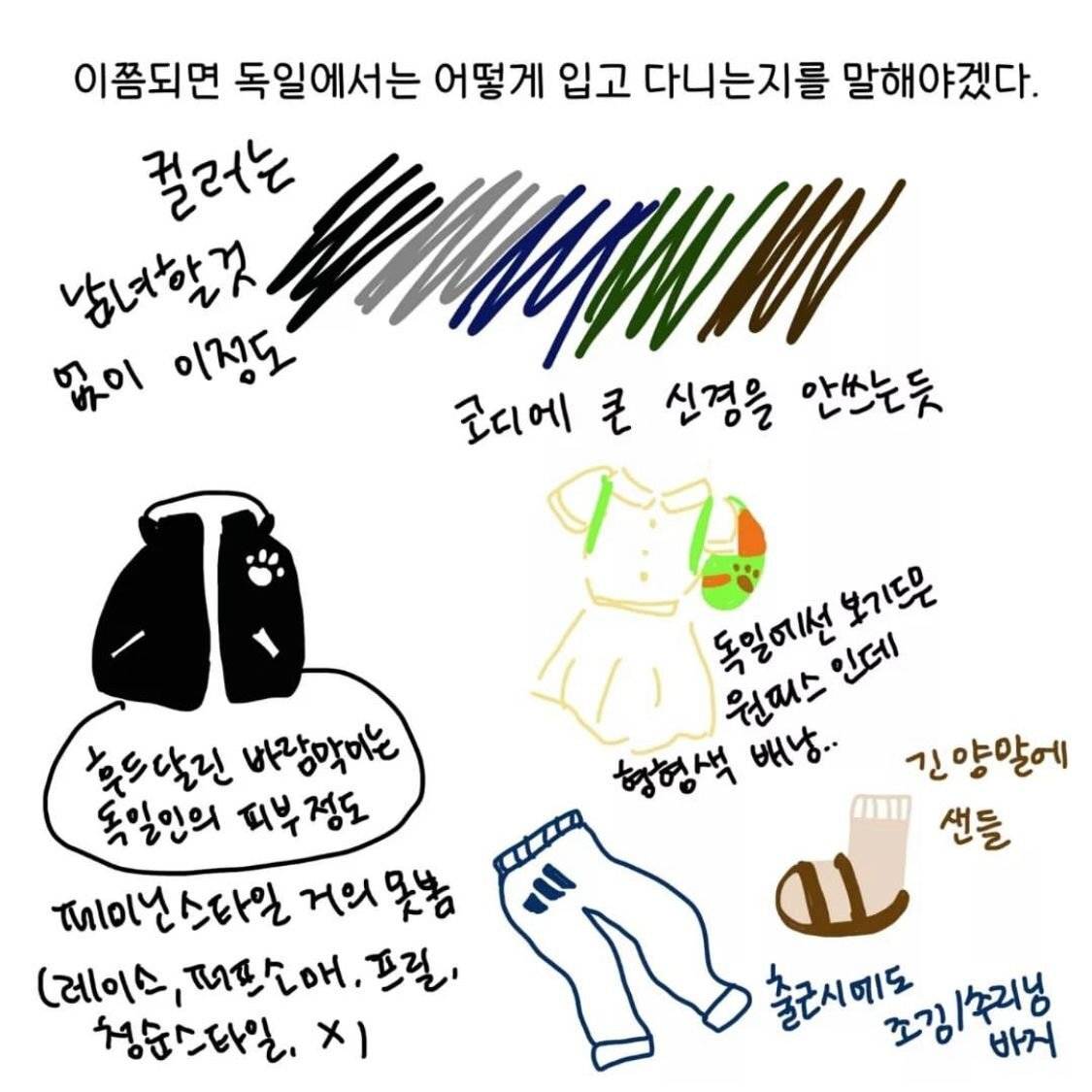 한국에선 거지꼴 소리를 듣는 한국인이 독일에서 듣는 패션 칭찬.jpg | 인스티즈