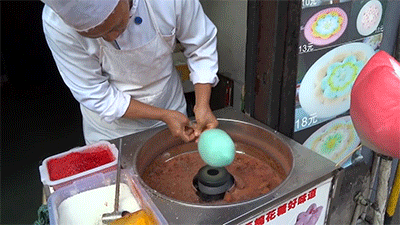 중국의 솜사탕 장인.gif | 인스티즈