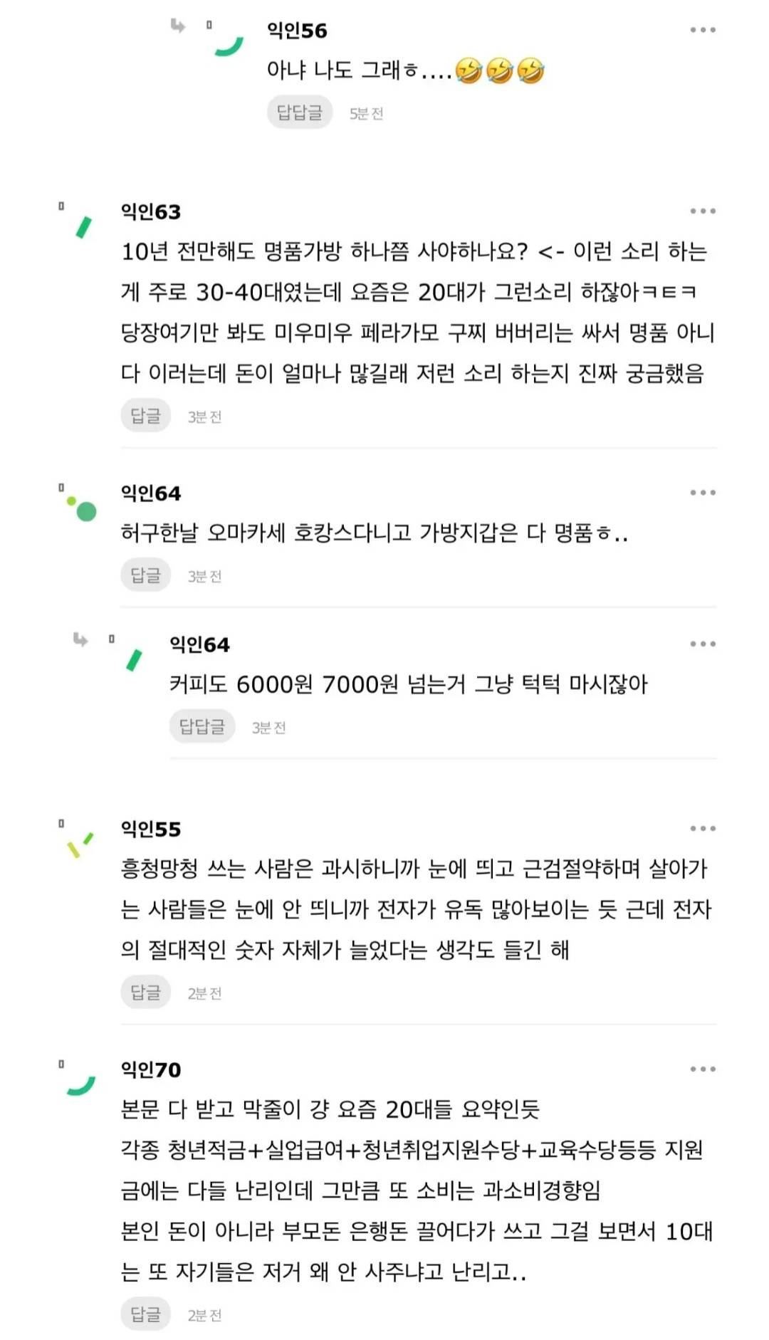 요즘 20대 소비습관 미쳤다고 생각하는 이유 | 인스티즈