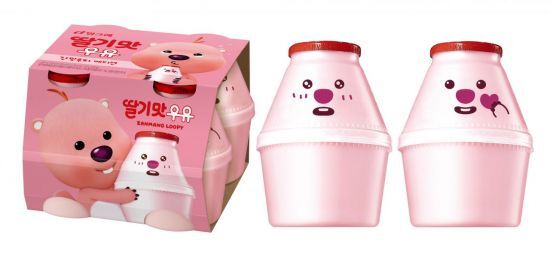 빙그레, 딸기맛우유 잔망루피 에디션 출시…"단지 우유에 귀여운 표정이" | 인스티즈