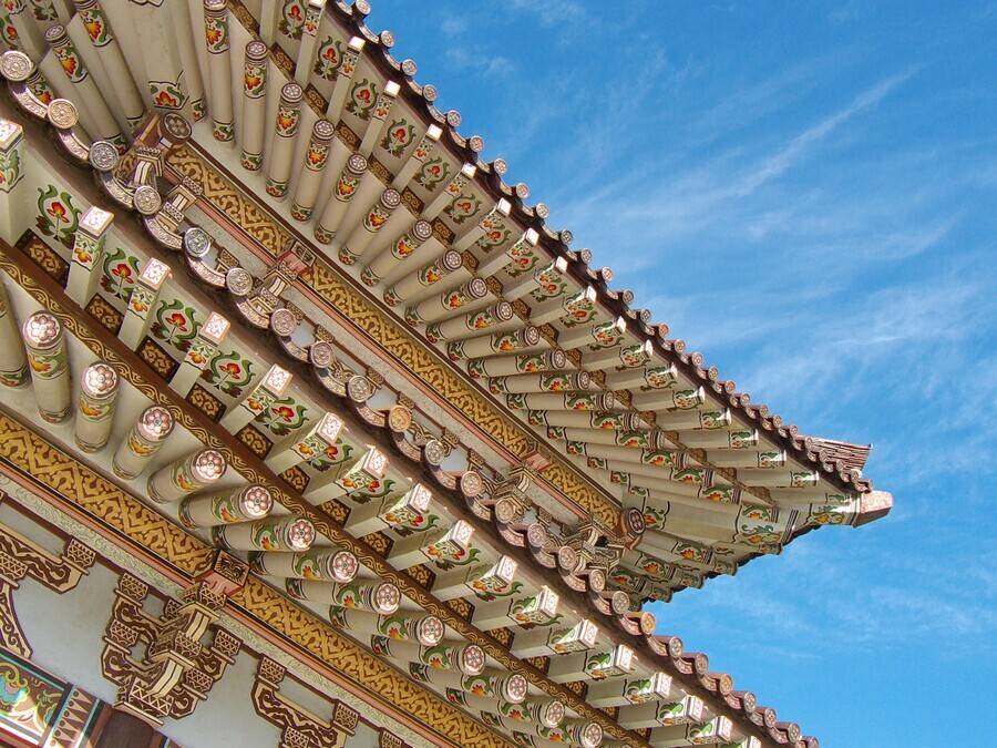 북한에서 복원한 고구려 시대 단청 | 인스티즈