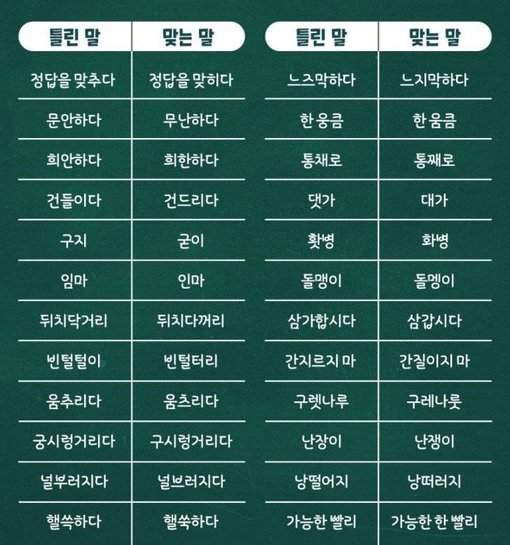 이것만 알고 있으면 어디 가서 맞춤법 지적 절대 안 당함 | 인스티즈