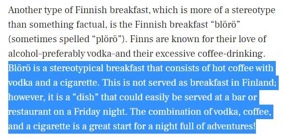 충격적인 핀란드의 불금 저녁 메뉴 | 인스티즈