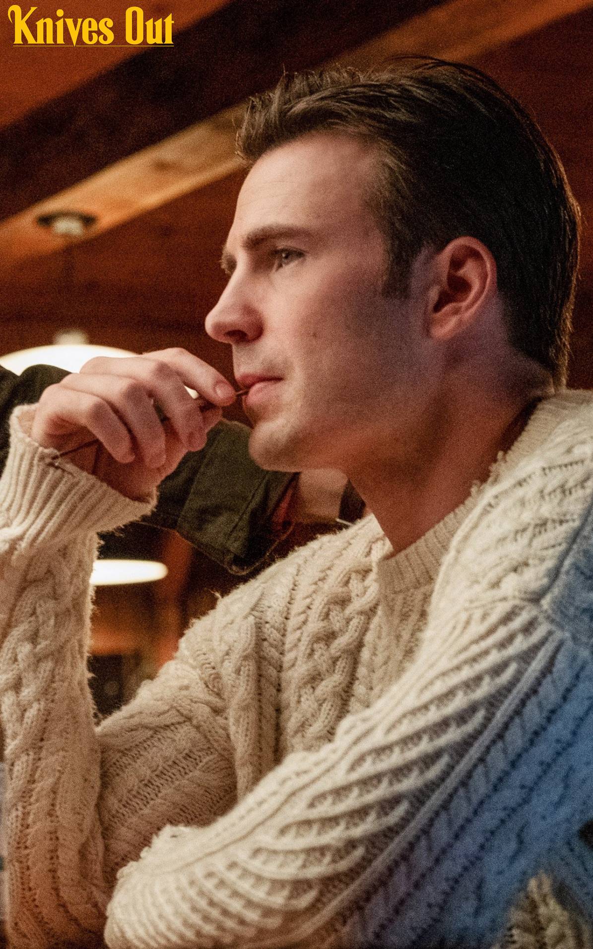 영화 나이브스 아웃에서 크리스 에반스가 바꾼 대사.gif | 인스티즈