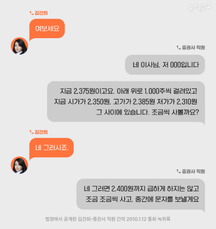 김건희 도이치모터스 녹취록 공개... 대통령 거짓말 드러났다 (2022년 9월 기사) | 인스티즈