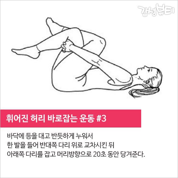 자세 교정 꿀팁! 휘어진 허리 바로잡는 운동(스트레칭) | 인스티즈