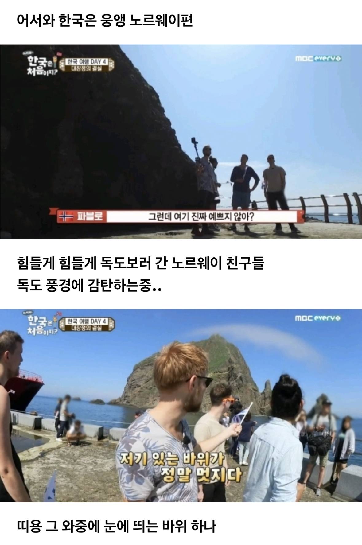 [어서와한국은처음이지] 노르웨이 관광객의 고품격 디스 | 인스티즈