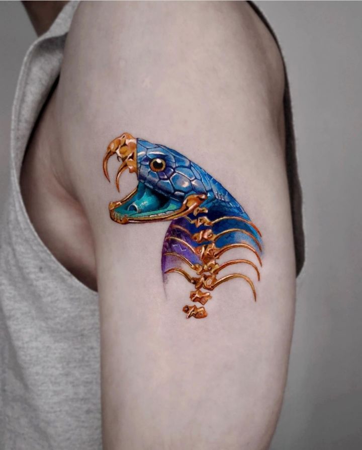 차가워보이는 금속타투 | 인스티즈