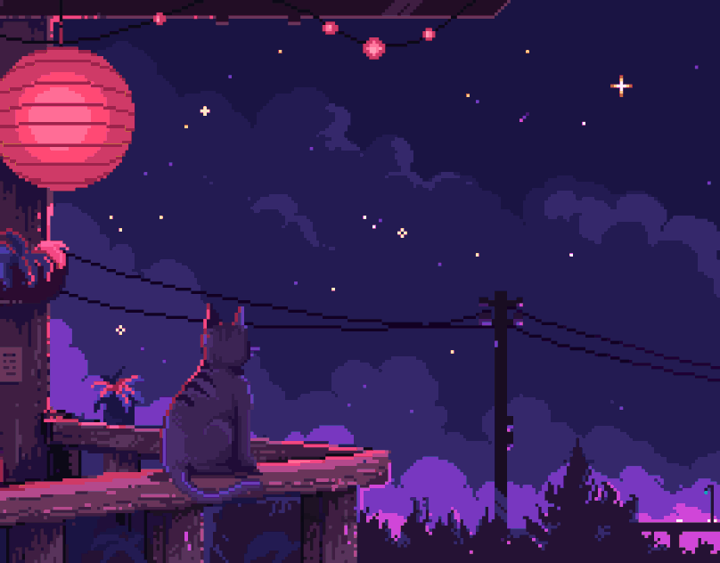 새벽을 가로지르는 픽셀아트...gif | 인스티즈