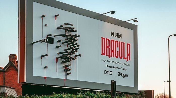 느낌있는 BBC의 드라큘라 옥외 광고.jpg | 인스티즈