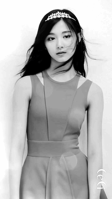 트와이스 흑백 미,나,쯔.gif | 인스티즈