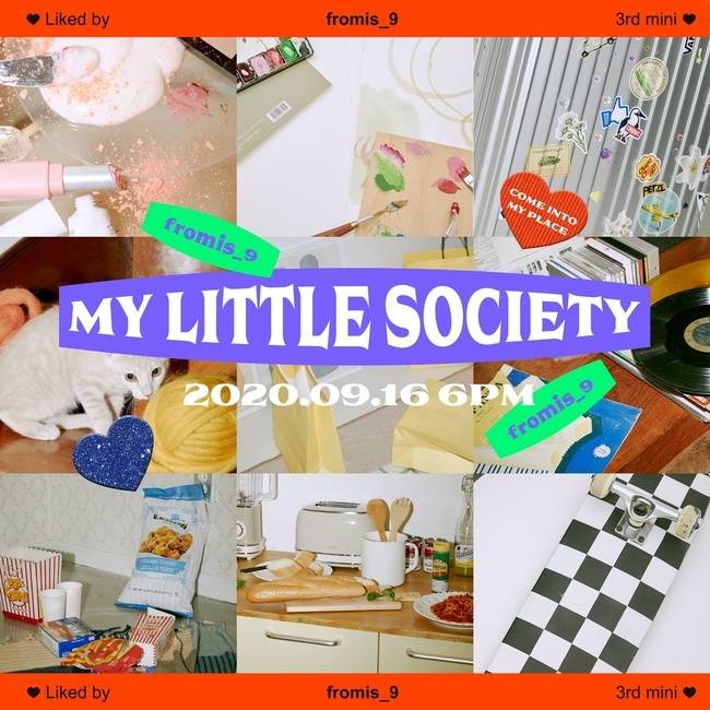 16일(수), 프로미스나인(fromis_9) 미니 앨범 3집 'My Little Society (타이틀곡:Feel Good)' 발매 | 인스티즈