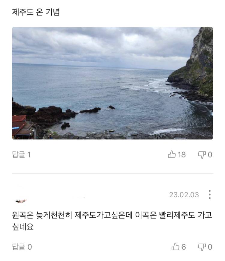 멜론 리뷰창에 제주도 풍경 사진이 끊임없이 올라오는 노래 | 인스티즈