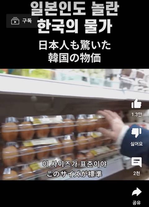 일본인들도 화들짝 놀란다는 한국 물가 | 인스티즈