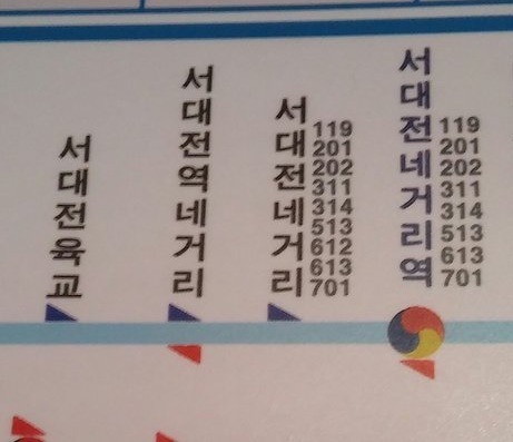 집중력 풀가동해야하는 대전의 버스정류장 | 인스티즈