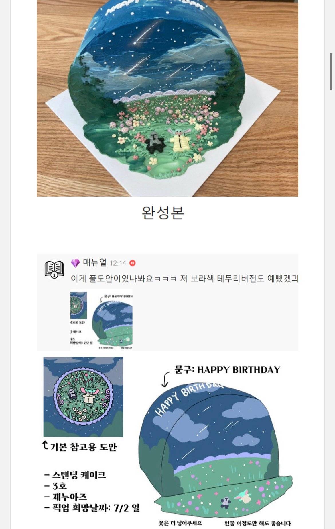 도안 250% 완성한 케이크 가게 | 인스티즈