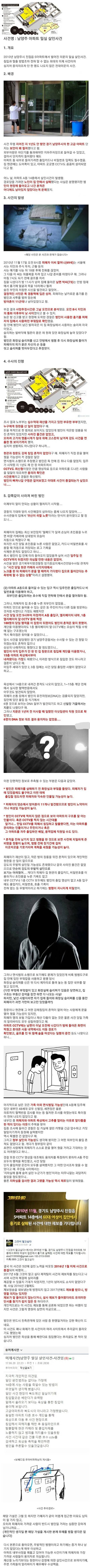 역대급 미제사건 남양주 아파트 밀실 사건.jpg