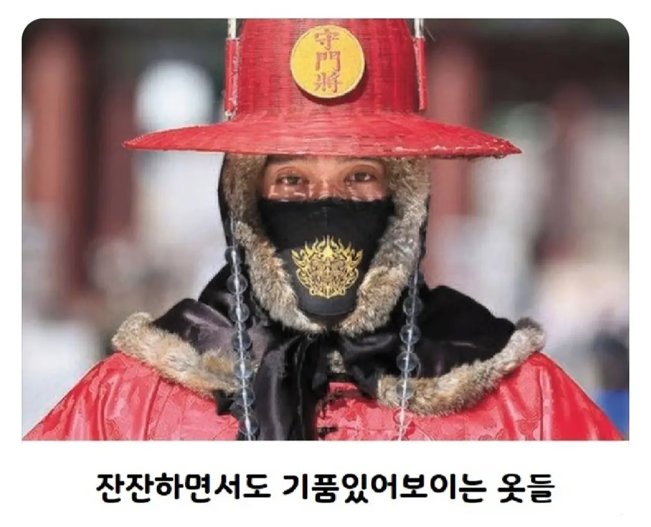 nokbeon.net-경복궁 수문장들 마스크와 비옷.jpg-1번 이미지
