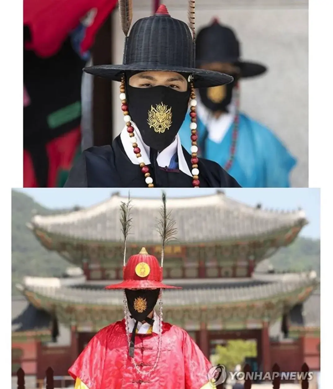 nokbeon.net-경복궁 수문장들 마스크와 비옷.jpg-2번 이미지