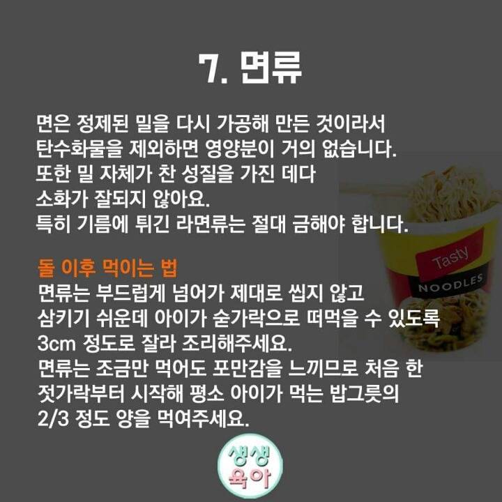 돌전에 먹이면 안되는 음식 10가지 | 인스티즈