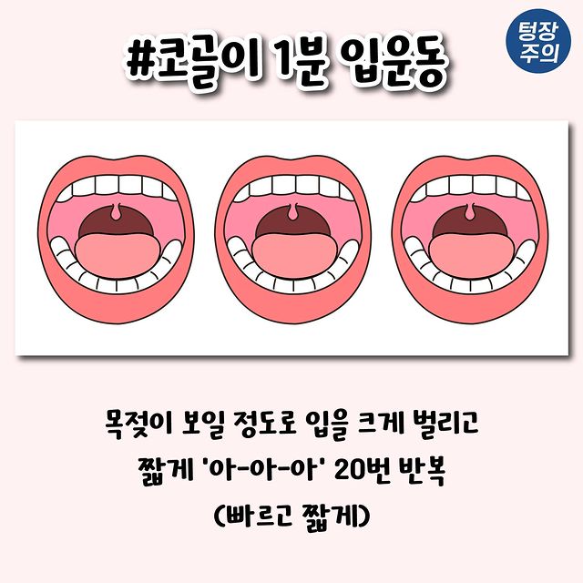 코골이 개선되는 1분 입운동법.jpg | 인스티즈