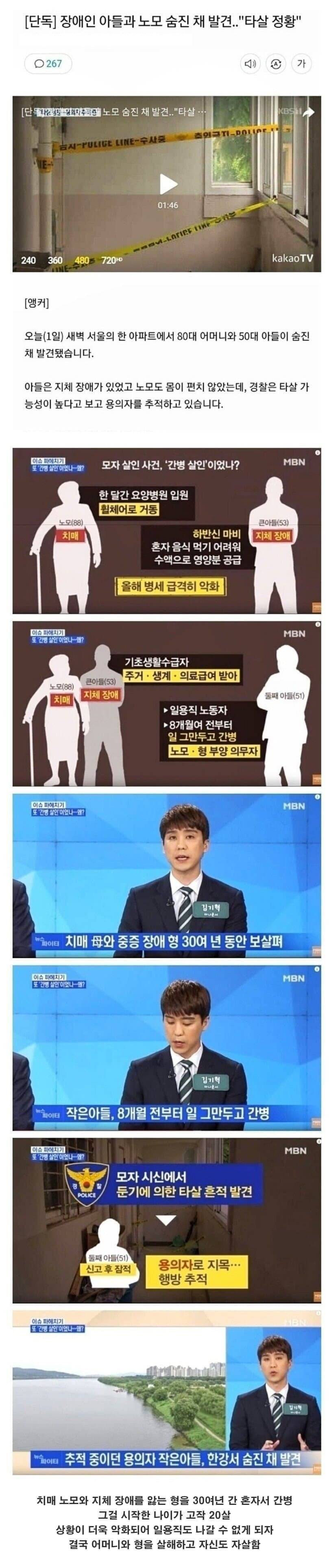 둘째 아들이 가족들을 죽이고 목숨을 끊은 이유...jpg