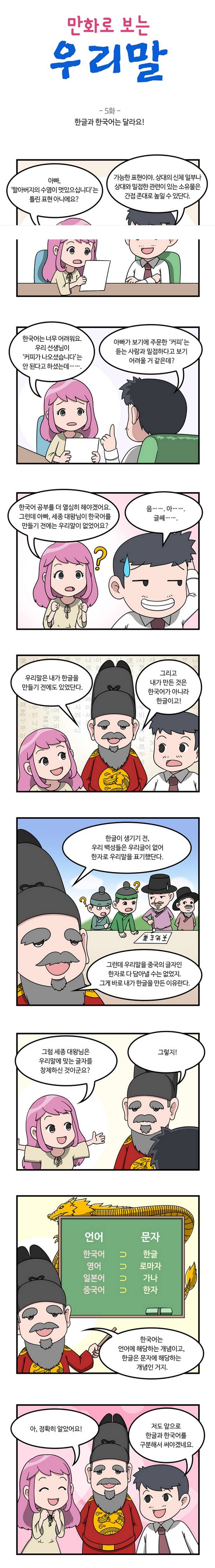 한글과 한국어는 다르다 | 인스티즈