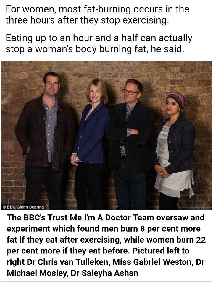 BBC 다큐에서 밝힌 신선한 충격의 여성 다이어트 효율 극대화하는 방법 | 인스티즈