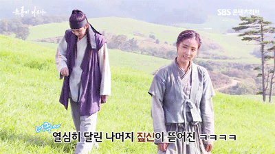 [육룡이나르샤] 낭만커플 초원 추격씬 메이킹 | 인스티즈