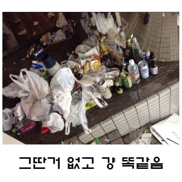 한국과 일본의 할로윈 후 길거리 쓰레기 차이 | 인스티즈