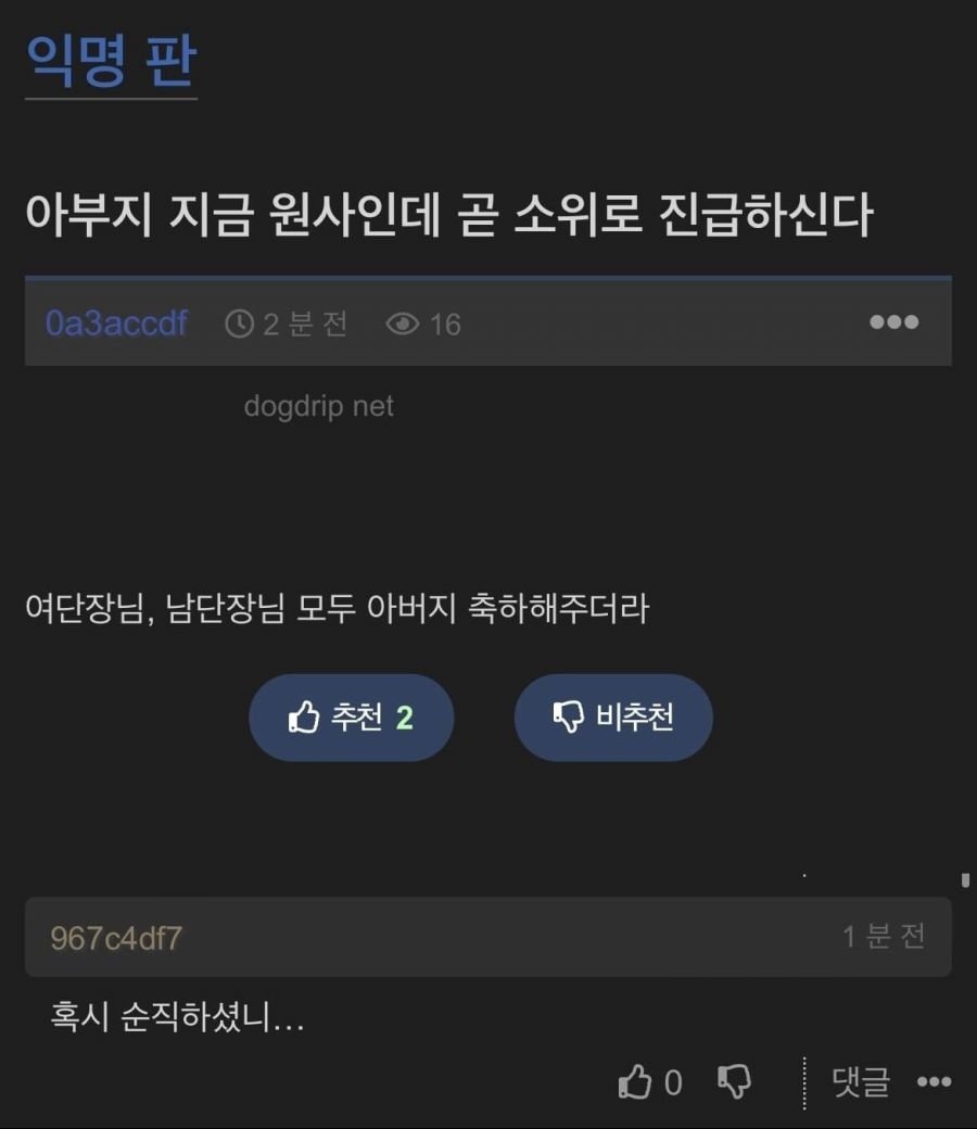 아버지 원사에서 곧 소위로 진급 하신다 | 인스티즈