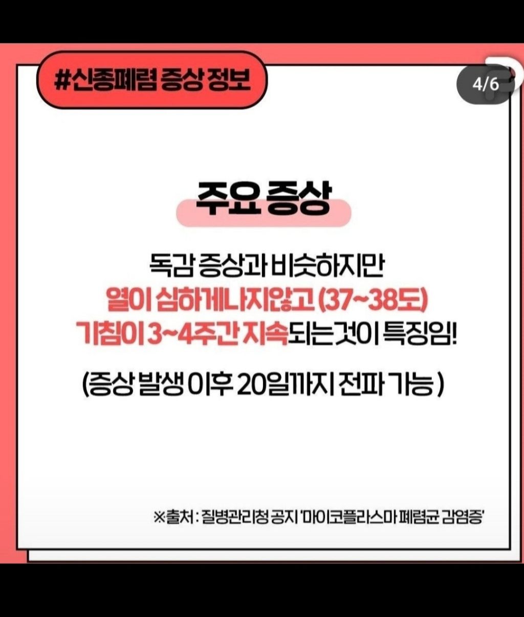 신종폐렴 주요증상 정보 | 인스티즈