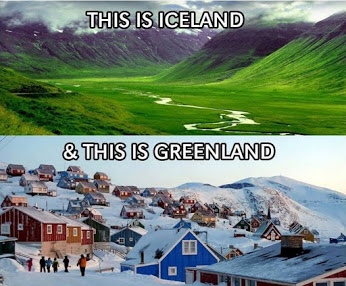 이름이 바뀐 것 같은 아이슬란드와 그린란드 | 인스티즈