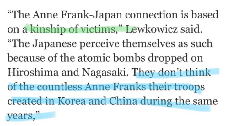 홀로코스트에 희생된 [안네의일기] 에 일본국민이 매료된 이유.txt | 인스티즈